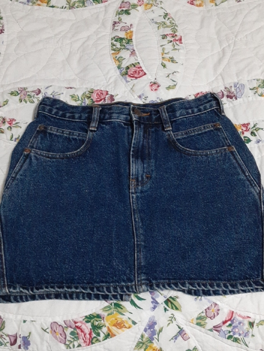 Jordache Dark Blue Denim Skirt